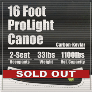 Appointment Deposit for 16ft ProLight Canoe