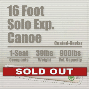 Appointment Deposit for 16ft Solo Expedition Canoe