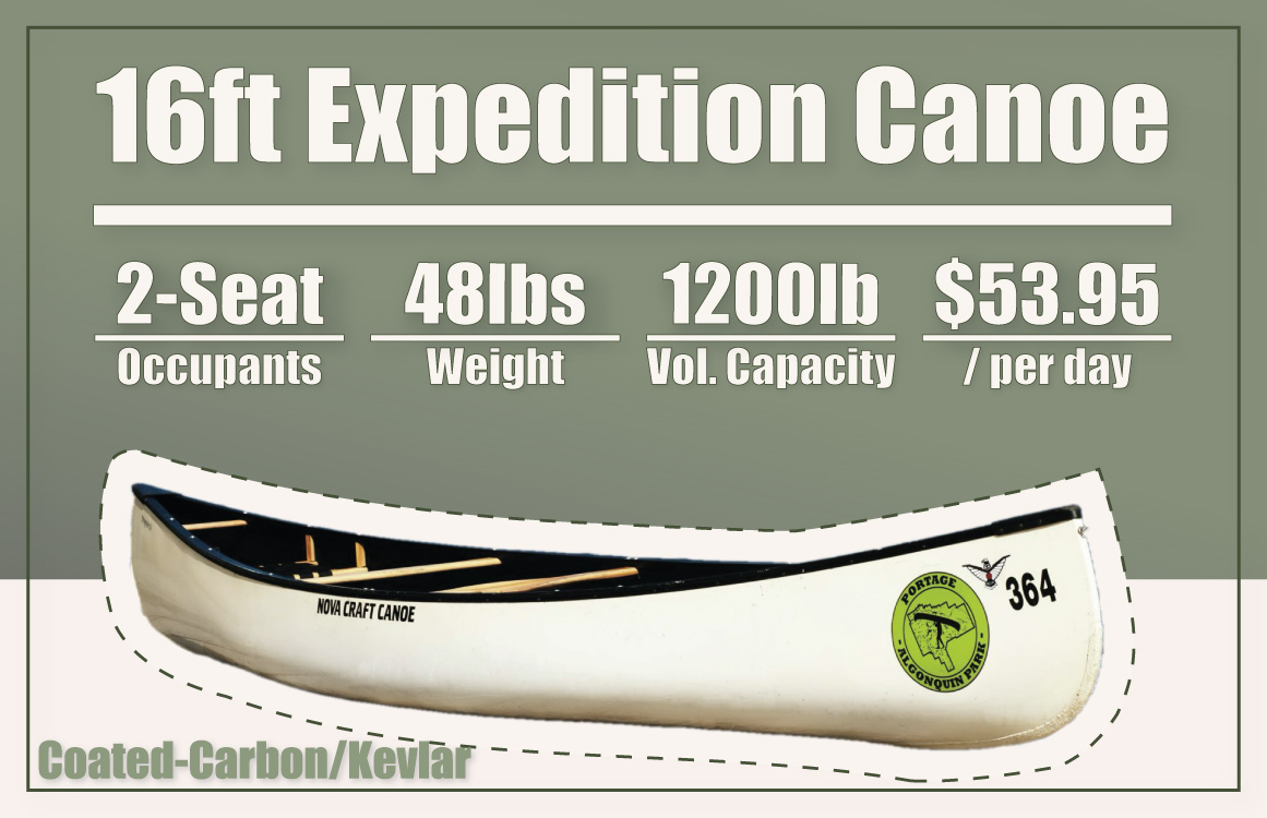 Algonquin Park 16FT Expedition Canoe
