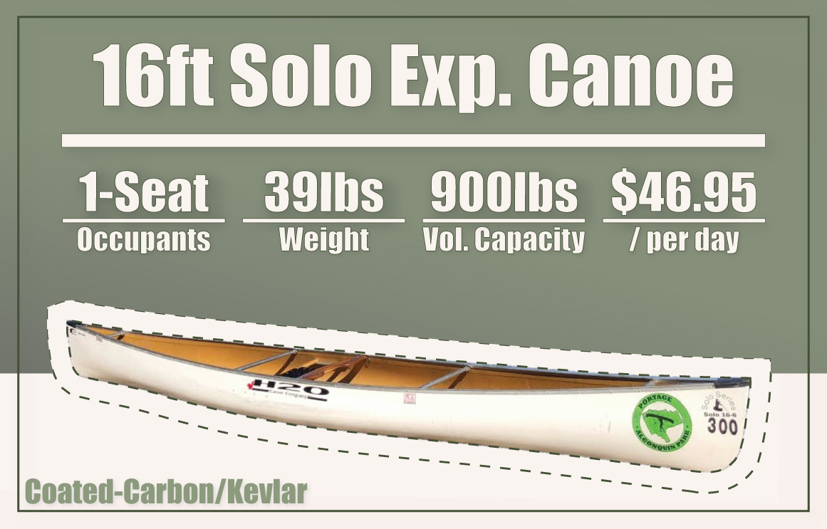 Algonquin Park 16FT Solo Expedition Canoe