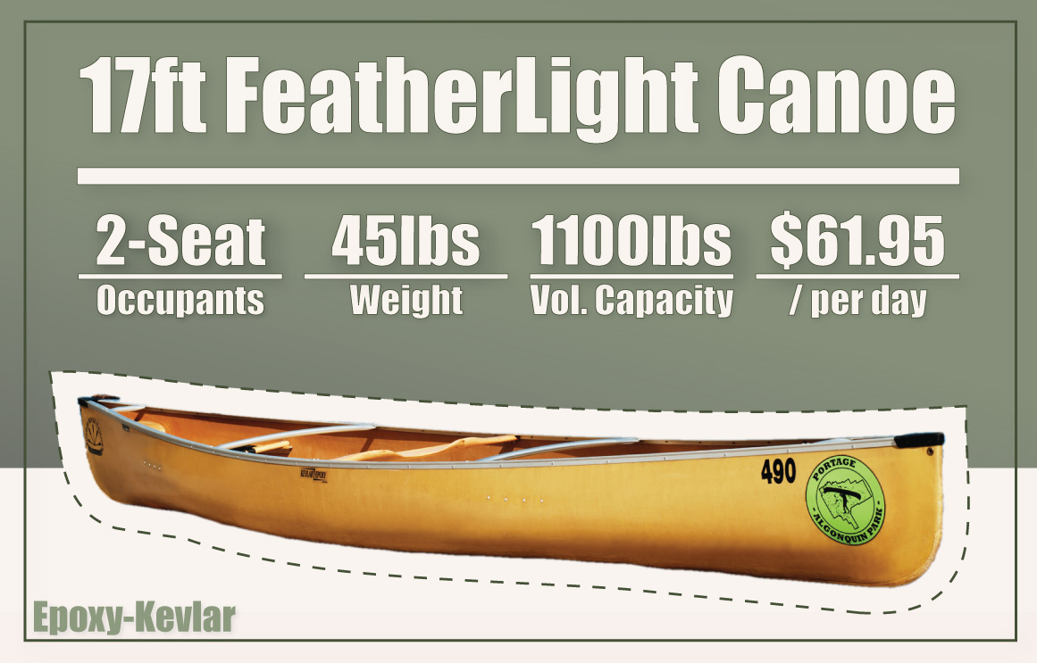 Algonquin Park 17FT FeatherLight Canoe